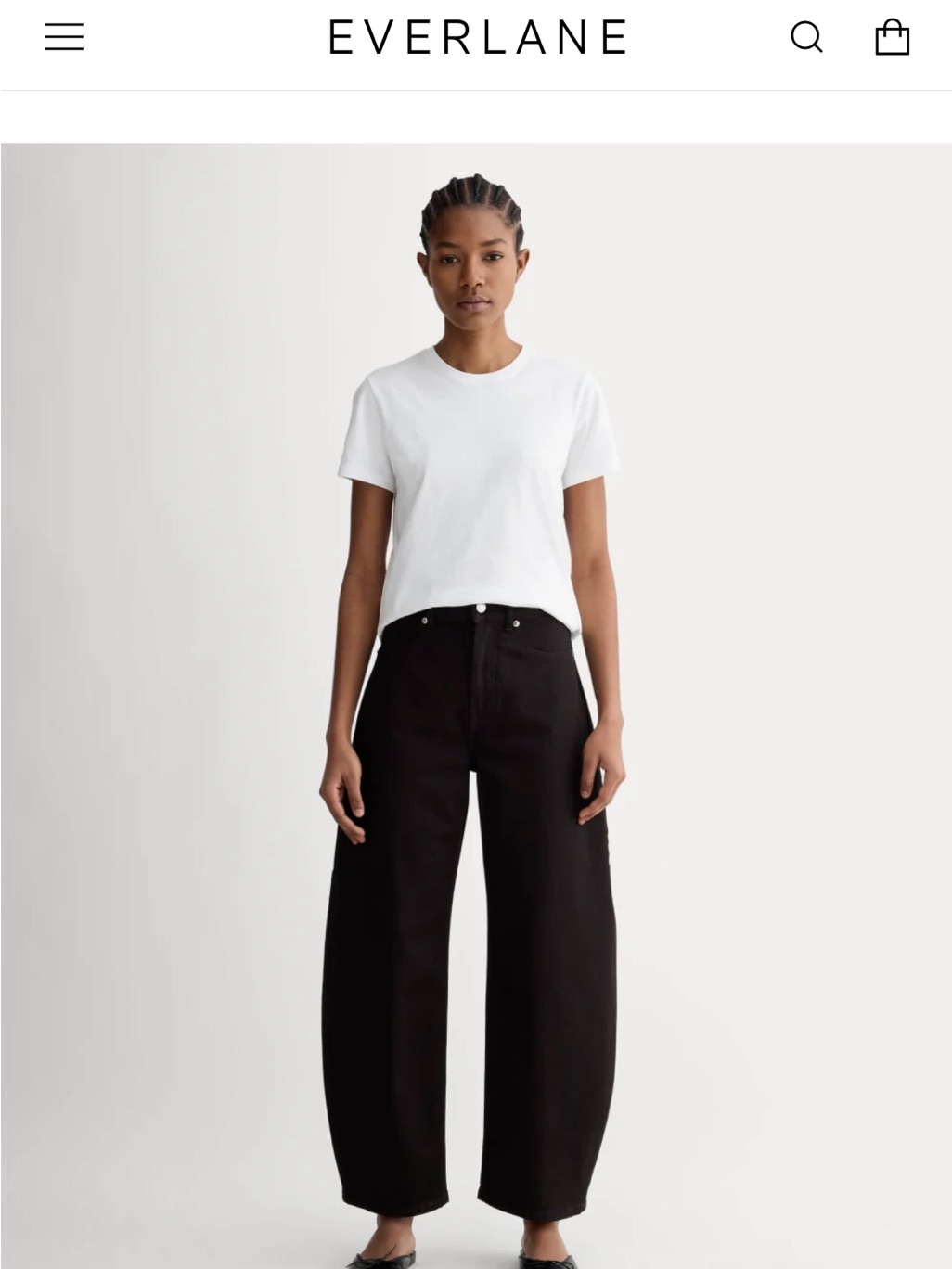 Everlane Way High Cropped Curve Jean